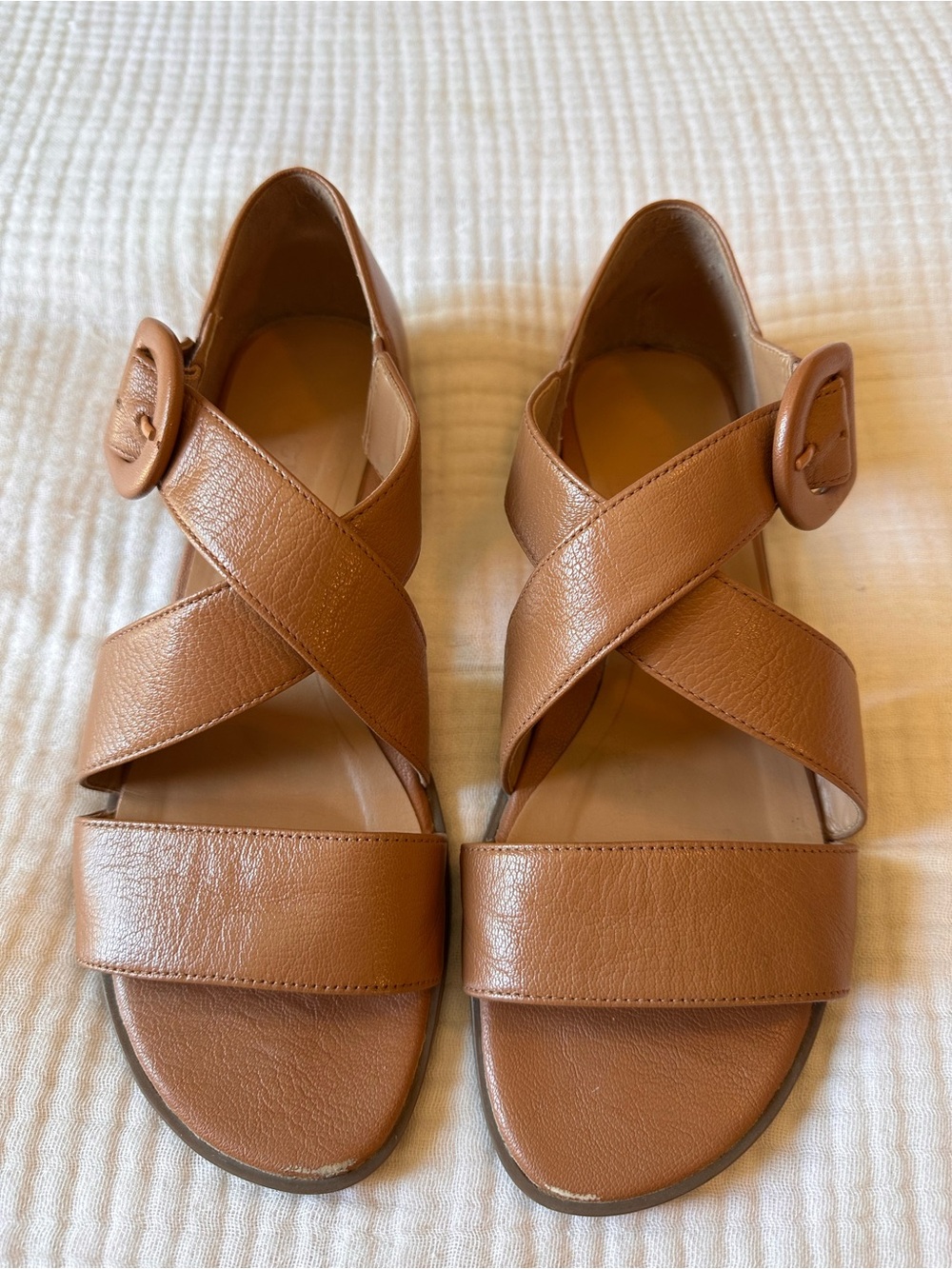 Vionic Pacifica Women’s Tan Leather Sandals